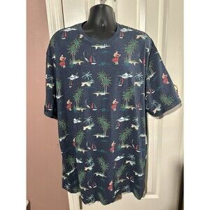 Free Planet Big & Tall Hawaiian Hula Girl T Shirt Mens 4X Vacation Beach New